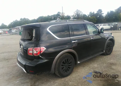 2018 Nissan Armada Sv from USA, damaged, VIN JN8AY2ND4J9060191